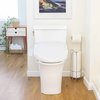 Brondell Swash Select DR801 Sidearm Bidet Seat with Warm Air Dryer and Deodorizer, Round White DR801-RW
